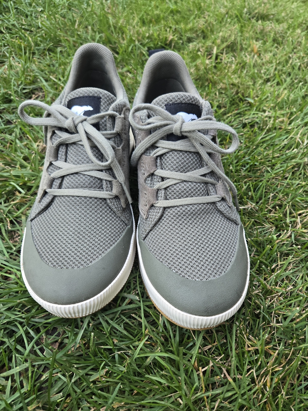 Sorel Women's Olive Gray Lace-Up Sneakers